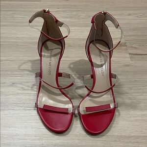 Tamara Mellon Strappy Red Sandals